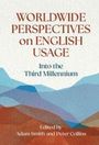 "Worldwide Perspectives on English Usage: Into the Third Millennium. Edited by Adam Smith and Peter Collins." Hintergrund: abstrakte Berg-Illustration in Blau- und Brauntönen.