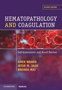 Titel: Hematopathology and Coagulation. Untertitel: Self-Assessment and Board Review. Autoren: Amer Wahed, Jesse M. Jaso, Brenda Mai. Oben rechts "Second Edition". Rotes Blutkörperchen-Motiv im Hintergrund.