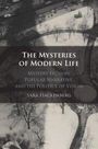 "The Mysteries of Modern Life" von Sara Hackenberg. Oben ein verschneiter Park mit kahlen Bäumen in Schwarz-Weiß.