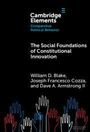 Oben Titel "Cambridge Elements: Comparative Political Behavior". Unten erheben sich stilisierte Hände in Blau und Rot.