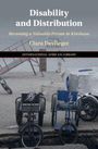 Text: "Disability and Distribution: Becoming a Valuable Person in Kinshasa", "Clara Devlieger", "International African Library". Zwei Rollstühle.