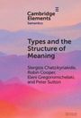 Eleni Gregoromichelaki: Types and the Structure of Meaning, Buch