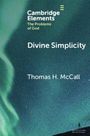 "Divine Simplicity" von Thomas H. McCall. Cambridge Elements: The Problems of God. Hintergrund zeigt Polarlichter.