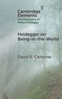 "Cambridge Elements" und "Heidegger on Being-in-the-World" in dunstigem Wald. Autor: David R. Cerbone.
