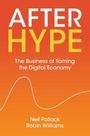 „AFTER HYPE: The Business of Taming the Digital Economy“ von Neil Pollock, Robin Williams. Orangefarbener Hintergrund.