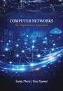 Text: „COMPUTER NETWORKS: An Algorithmic Approach. Sudip Misra | Riya Tapwal“. Illustration von vernetzten Datenpunkten.