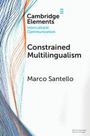 "Constrained Multilingualism" von Marco Santello, Teil von Cambridge Elements Intercultural Communication. Farbliche Linien zieren die linke Seite.