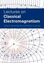 "Lectures on Classical Electromagnetism" von Jene A. Golovchenko und Edlyn V. Levine. Illustration eines Feldlinienmusters.