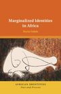 „Marginalized Identities in Africa“ von Toyin Falola. Illustration eines abstrahierten, zusammengerollten Körpers.