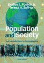 Dudley L Poston Jr: Population and Society, Buch