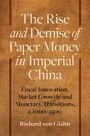 "The Rise and Demise of Paper Money in Imperial China" von Richard von Glahn. Brauner Hintergrund, weiße Schrift.