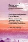 Elan Pochedley: Restoring Indigenous Place Names, Buch
