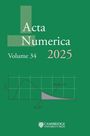 : Acta Numerica 2025, Buch