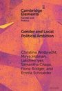 Cambridge Elements, Gender and Politics. Titel: Gender and Local Political Ambition. Autoren: Christina Wolbrecht und andere.