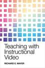 „Teaching with Instructional Video“ von Richard E. Mayer. Oben farbige Quadrate, die einen Verlauf bilden.