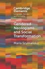 Text: "Cambridge Elements. Language, Gender and Sexuality. Gendered Neologisms and Social Transformation. Maria Szymańska."  
Bunter Hintergrund mit geometrischen Mustern.