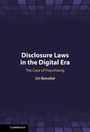 Uri Benoliel: Disclosure Laws in the Digital Era, Buch