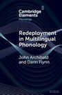 Der Text betont: "Redeployment in Multilingual Phonology" mit Autoren John Archibald und Darin Flynn vor wellenartigen Linien.