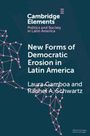"New Forms of Democratic Erosion in Latin America" von Laura Gamboa und Rachel A. Schwartz. Dunkler Hintergrund mit pinken Linien.