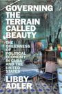Text: "Governing the Terrain Called Beauty: The Queerness of Political Economy in Cuba and the United States" von Libby Adler. Rustikaler Raum mit blauen Fliesen und Vintage-Möbeln.