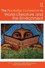Text: "The Routledge Companion to World-Literature and the Environment". Ein Gemälde mit einer Person, die ein Buch hält.