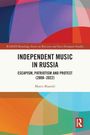 Titel: "INDEPENDENT MUSIC IN RUSSIA". Buntes geometrisches Muster mit Logo unten rechts.
