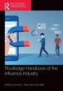 „Routledge Handbook of the Influence Industry“, Illustration von Menschen mit Smartphones und einem Magneten.