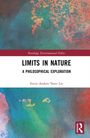 Text: "LIMITS IN NATURE A PHILOSOPHICAL EXPLORATION" von Svein Anders Nøer Lie. Farbig abstrakter Hintergrund.