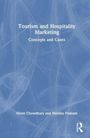 "Tourism and Hospitality Marketing: Concepts and Cases" von Nimit Chowdhary und Monika Prakash. Blau-weißer Hintergrund.