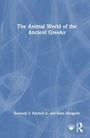 „The Animal World of the Ancient Greeks“ von Kenneth F. Kitchell Jr. und Katia Margariti, blauer Hintergrund mit feinen Linien.