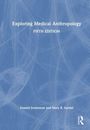 Text: "Exploring Medical Anthropology, Fifth Edition, Donald Joralemon and Mary B. Sundal." 
Blauer Hintergrund mit abstrakten Linien.
