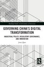 „Governing China's Digital Transformation“ von Jiwei Qian, schwarz-weiße geometrische Linien.