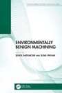 „Environmentally Benign Machining“, editorisiert von Şenol Bayraktar und Sunil Pathak. Grün-weißes Design mit Linien.