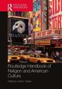 „Routledge Handbook of Religion and American Culture, Edited by Chad E. Seales.“ Verschiedene Broadway-Theater an Times Square.