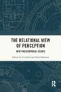 Text: "The Relational View of Perception", "New Philosophical Essays", herausgegeben von Ori Beck und Farid Masrour. Blaupause-Hintergrund.