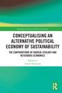 Titel: "Conceptualising an Alternative Political Economy of Sustainability". Herausgeber: Arturo Hermann. Hintergrund: Grün.
