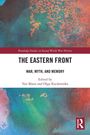 "The Eastern Front: War, Myth, and Memory" von Yan Mann und Olga Kucherenko. Bunte abstrakte Muster. Routledge-Logo unten rechts.