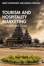 Titel: "Tourism and Hospitality Marketing: Concepts and Cases". Ein antiker Tempel unter dramatischem Himmel im Hintergrund.