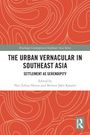 "THE URBAN VERNACULAR IN SOUTHEAST ASIA," roter Hintergrund mit geschwungenen Linien, Logo unten rechts.