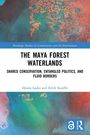 "The Maya Forest Waterlands" von Hanna Laako & Edith Kauffer. Buntes, abstraktes Design, blau, grün und rot.