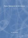 Text: "Physics Thinking for the Life Sciences" und "Lars Holm Øgendal". Hintergrund: Abstrakte blaue Muster.