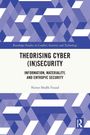 "Theorising Cyber (In)Security" von Noran Shafik Fouad, geometrisches Muster in Blau- und Violetttönen, Routledge-Logo.