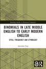 Akinobu Tani: Binomials in Late Middle English to Early Modern English, Buch