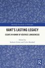Titel: "Kant's Lasting Legacy: Essays in Honor of Béatrice Longuenesse" von Stefanie Grüne und Colin Marshall, blauer Hintergrund.