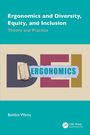 "Ergonomics and Diversity, Equity, and Inclusion: Theory and Practice", Bobbie Watts. Das Wort "ERGONOMICS" auf Papier.