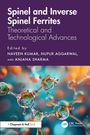 Titel: "Spinel and Inverse Spinel Ferrites". Wissenschaftliches Buchcover mit Molekül-Illustration.