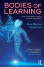 "BODIES OF LEARNING" zentriert oben. Blaues Drahtgittermuster einer menschlichen Figur, umgeben von energischem Licht.