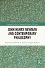 „JOHN HENRY NEWMAN AND CONTEMPORARY PHILOSOPHY“. Grün-beiges Cover mit floralen Mustern.