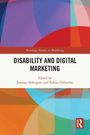 „Disability and Digital Marketing“, herausgegeben von Jonatan Södergren und Niklas Vallström. Bunte, abstrakte Formen.