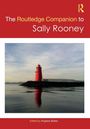 Titel: "The Routledge Companion to Sally Rooney". Ein roter Leuchtturm spiegelt sich im Wasser wider.